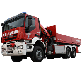 Wechselladefahrzeug-Kran