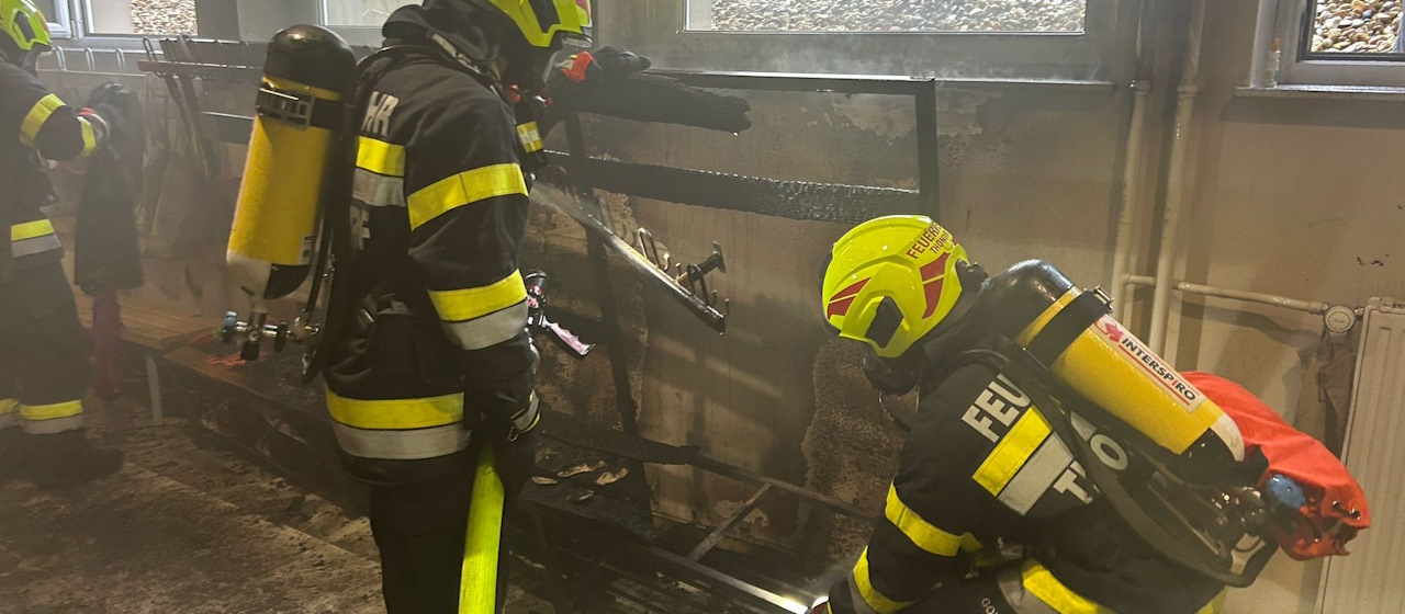 14. März - Brand im Keller der Volksschule Gössendorf